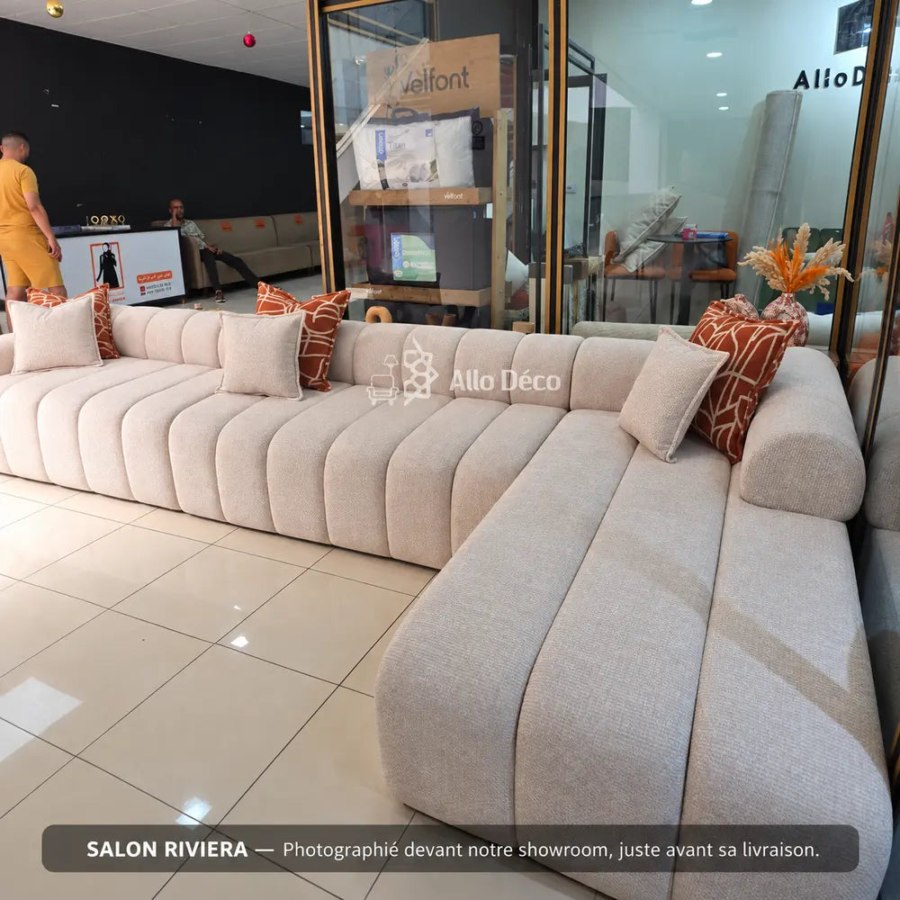 Salon en L Riviera Allodeco – Confort & Design Moderne