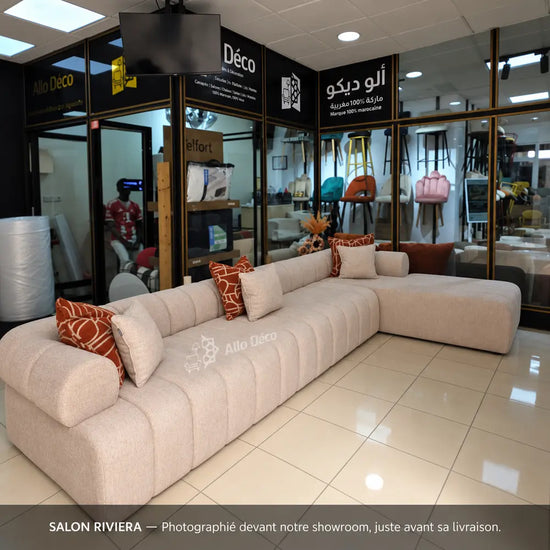Salon en L Riviera Allodeco – Confort & Design Moderne