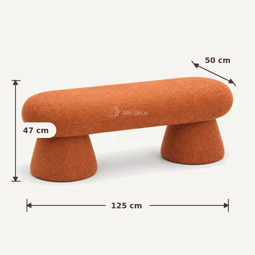 Banquette Pyramide Allodeco – Bouclette & Design Sculptural