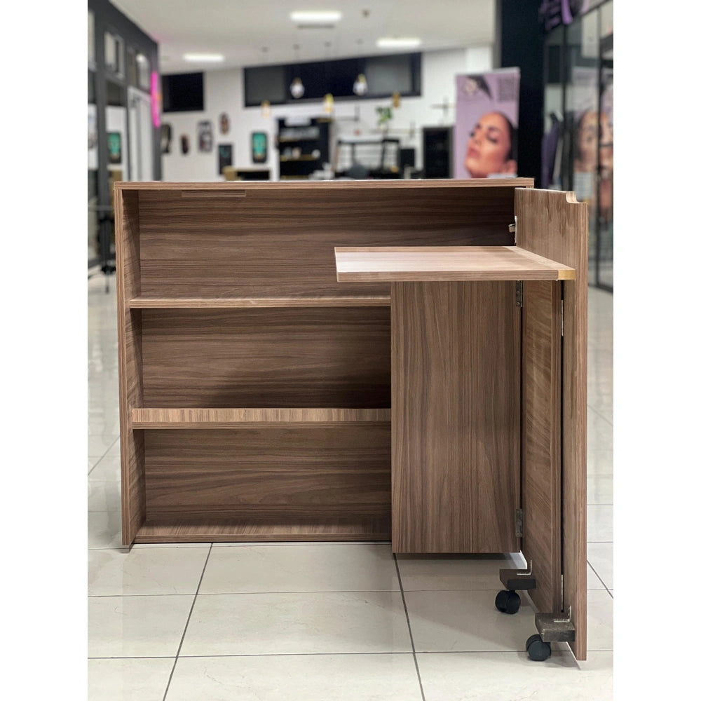 Bureau Magic & Console Moderne – Meuble Multifonction Gain de Place avec Rangement