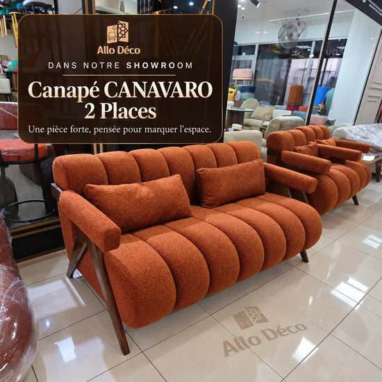 Canapé CANAVARO 2 Places Allodeco – Design Contemporain