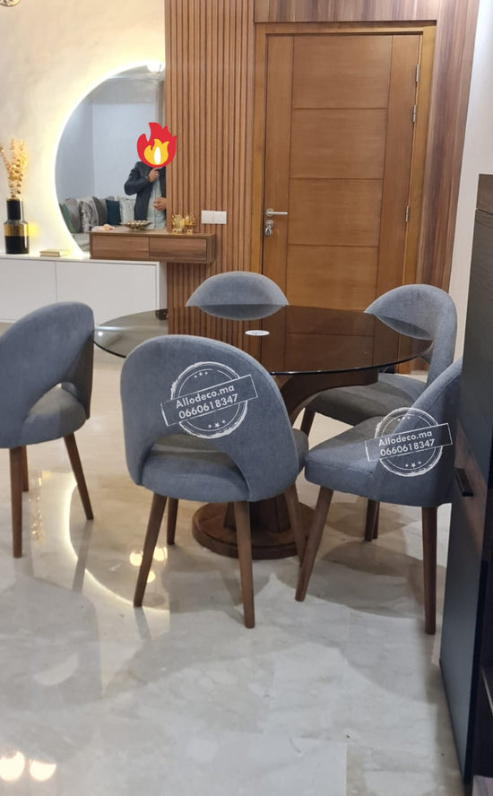Chaise PICANTO – Confort velours pour un intérieur élégant