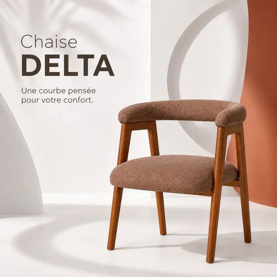 Chaise DELTA Allodeco – Design Élégant & Confort Fauteuil