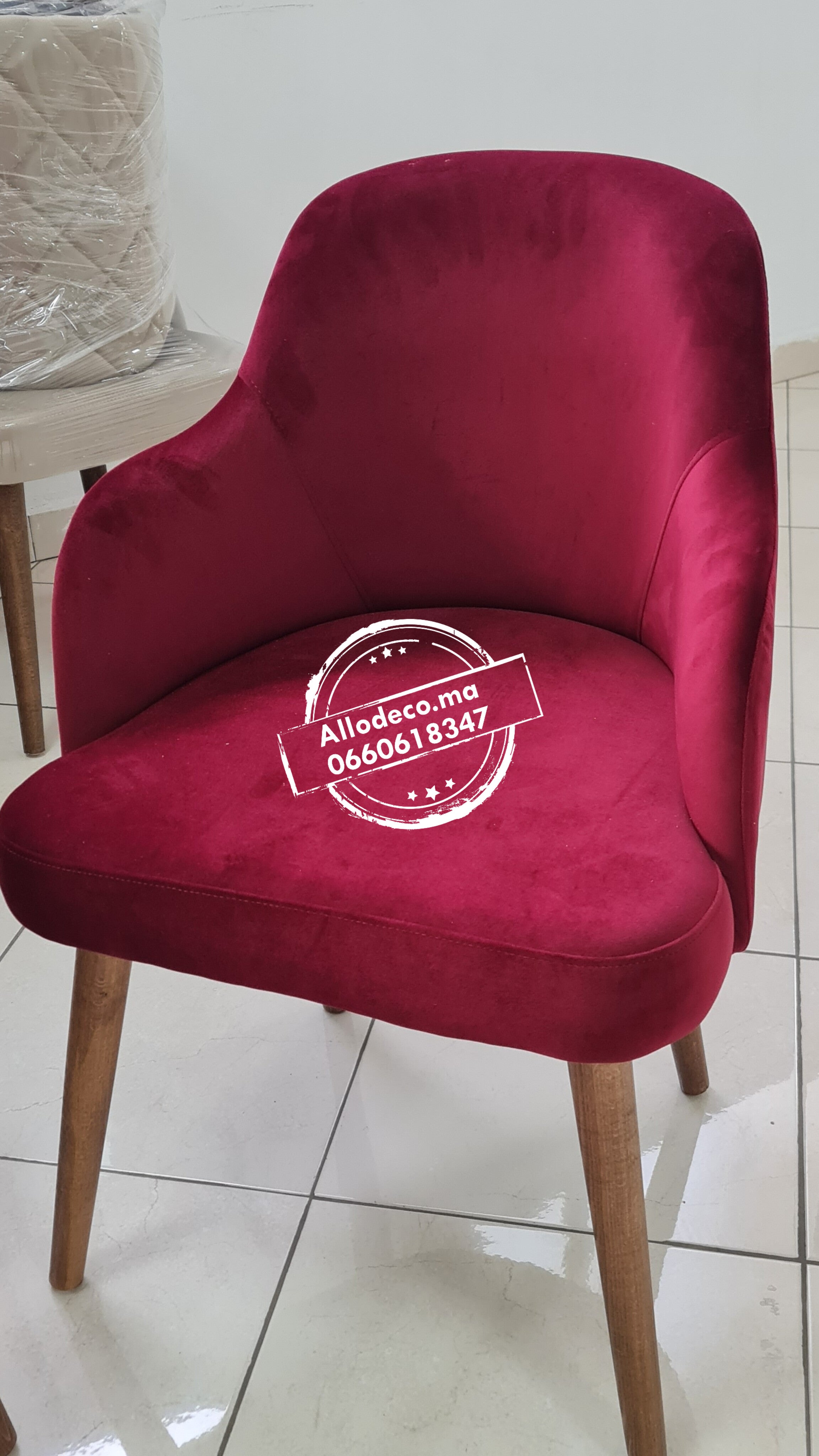 Chaise Scandinave Allodeco – Design épuré & confort anti-tache