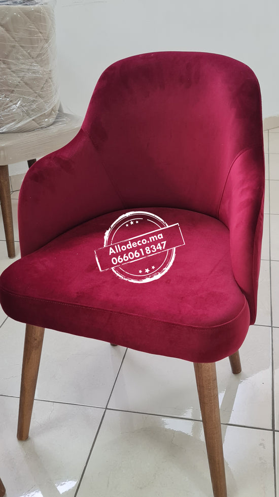Chaise Scandinave Allodeco – Design épuré & confort anti-tache