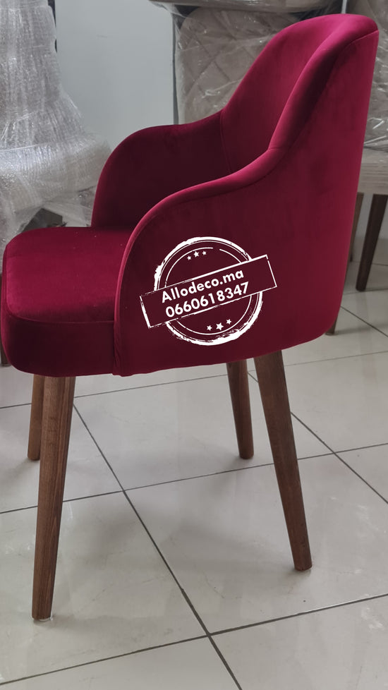 Chaise Scandinave Allodeco – Design épuré & confort anti-tache