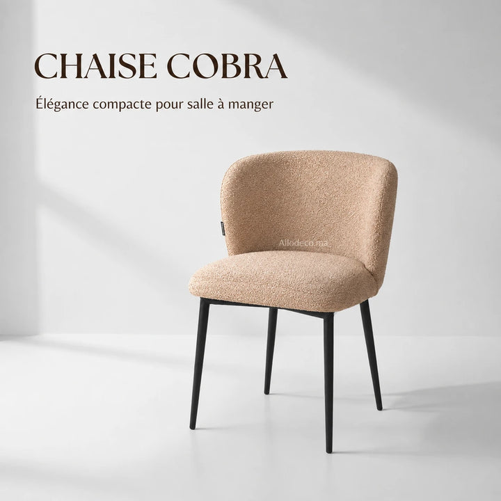 Chaise Cobra Allodeco – Design Moderne pour Salle à Manger