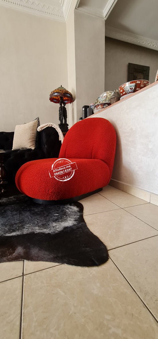 Fauteuil Pacha Bouclette - Allodeco Maroc