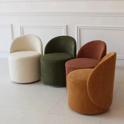 Chaise Fauteuil TOMA de luxe avec dossier Minimaliste pour Pour coiffeuse - salle d'attente - salon - évènement - loges Festival etc - accueil...