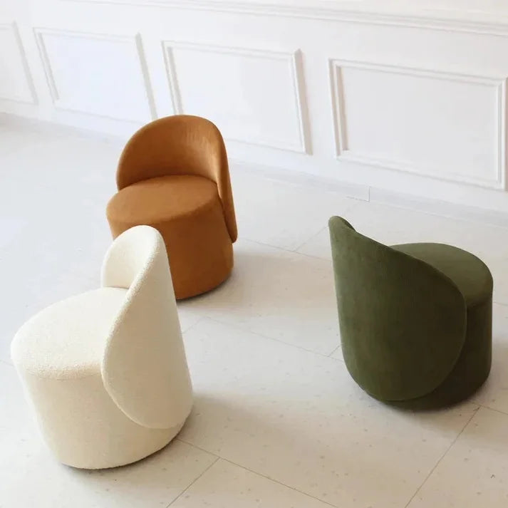 Chaise Fauteuil TOMA de luxe avec dossier Minimaliste pour Pour coiffeuse - salle d'attente - salon - évènement - loges Festival etc - accueil...