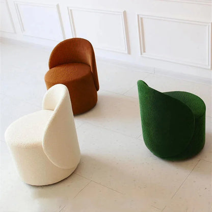 Chaise Fauteuil TOMA de luxe avec dossier Minimaliste pour Pour coiffeuse - salle d'attente - salon - évènement - loges Festival etc - accueil...