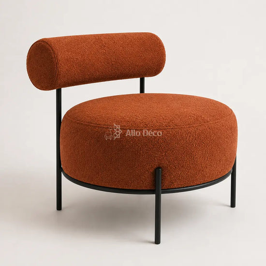 Fauteuil LUNA Allodeco – Design Rond Sans Accoudoirs