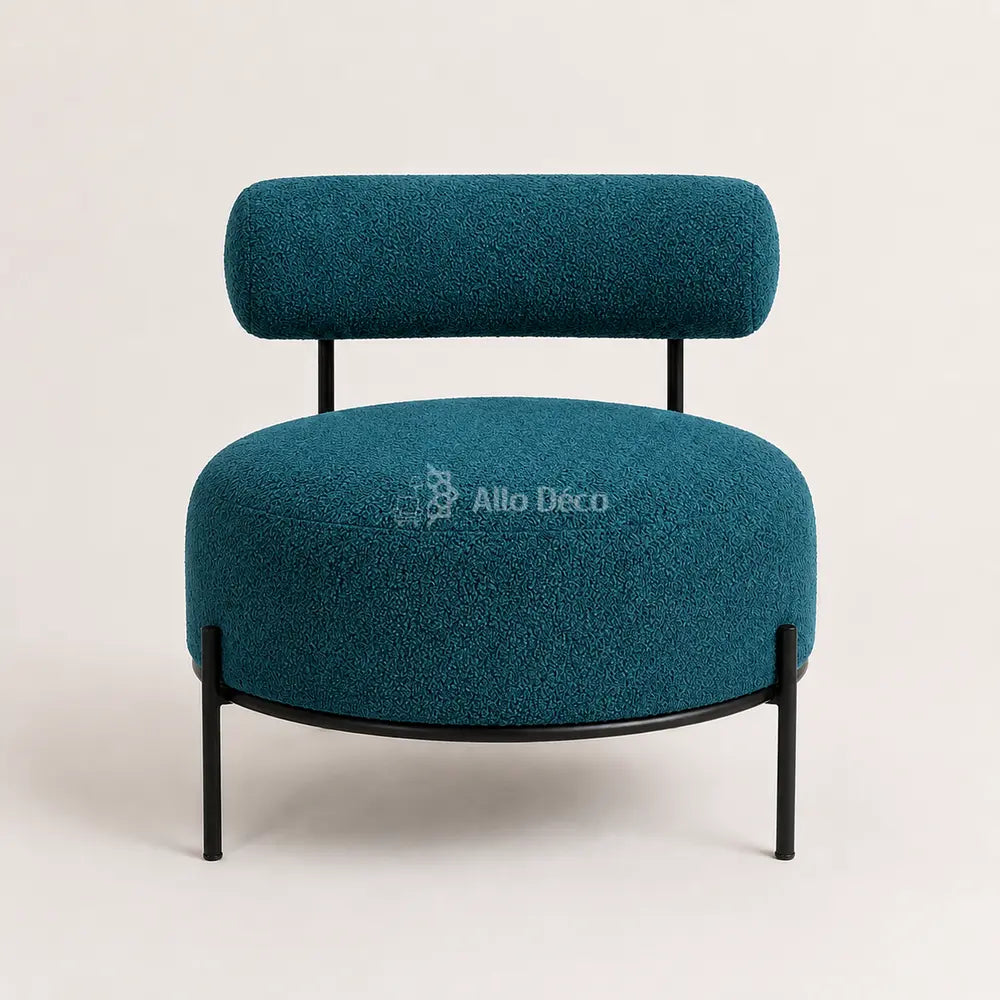 Fauteuil LUNA Allodeco – Design Rond Sans Accoudoirs