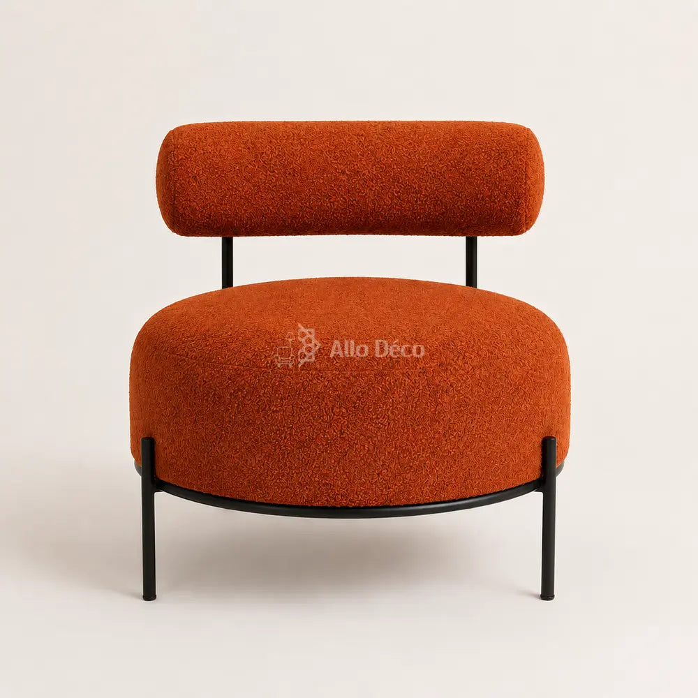 Fauteuil LUNA Allodeco – Design Rond Sans Accoudoirs