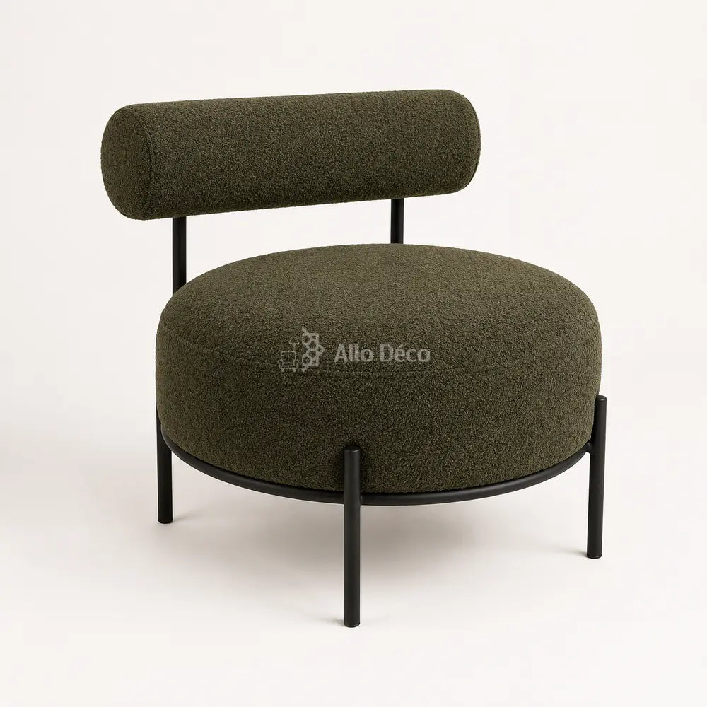 Fauteuil LUNA Allodeco – Design Rond Sans Accoudoirs