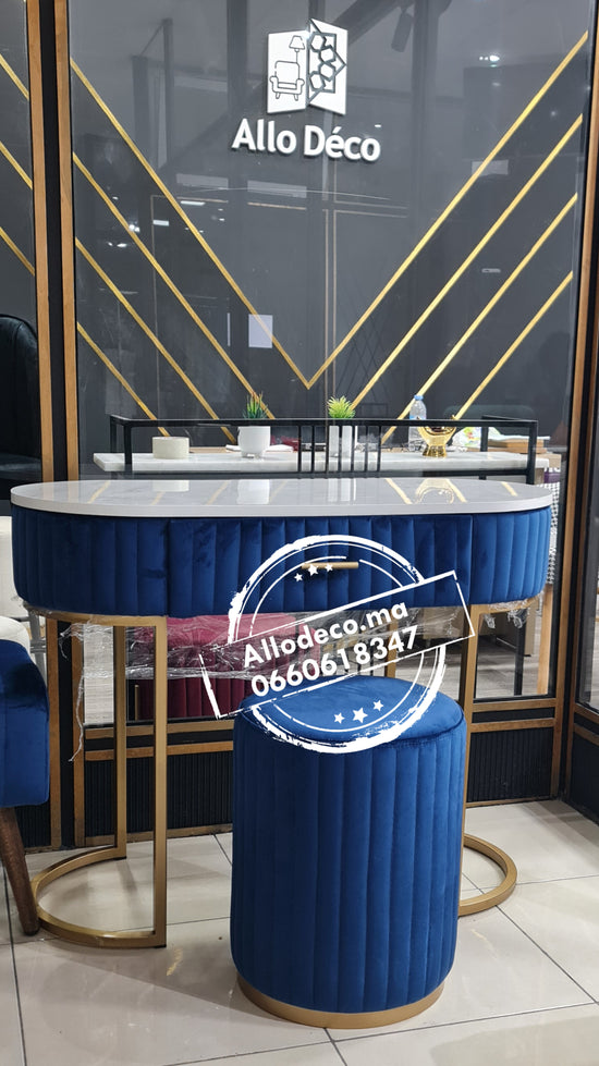 Pack Coiffeuse + Tabouret + Miroir Maroc