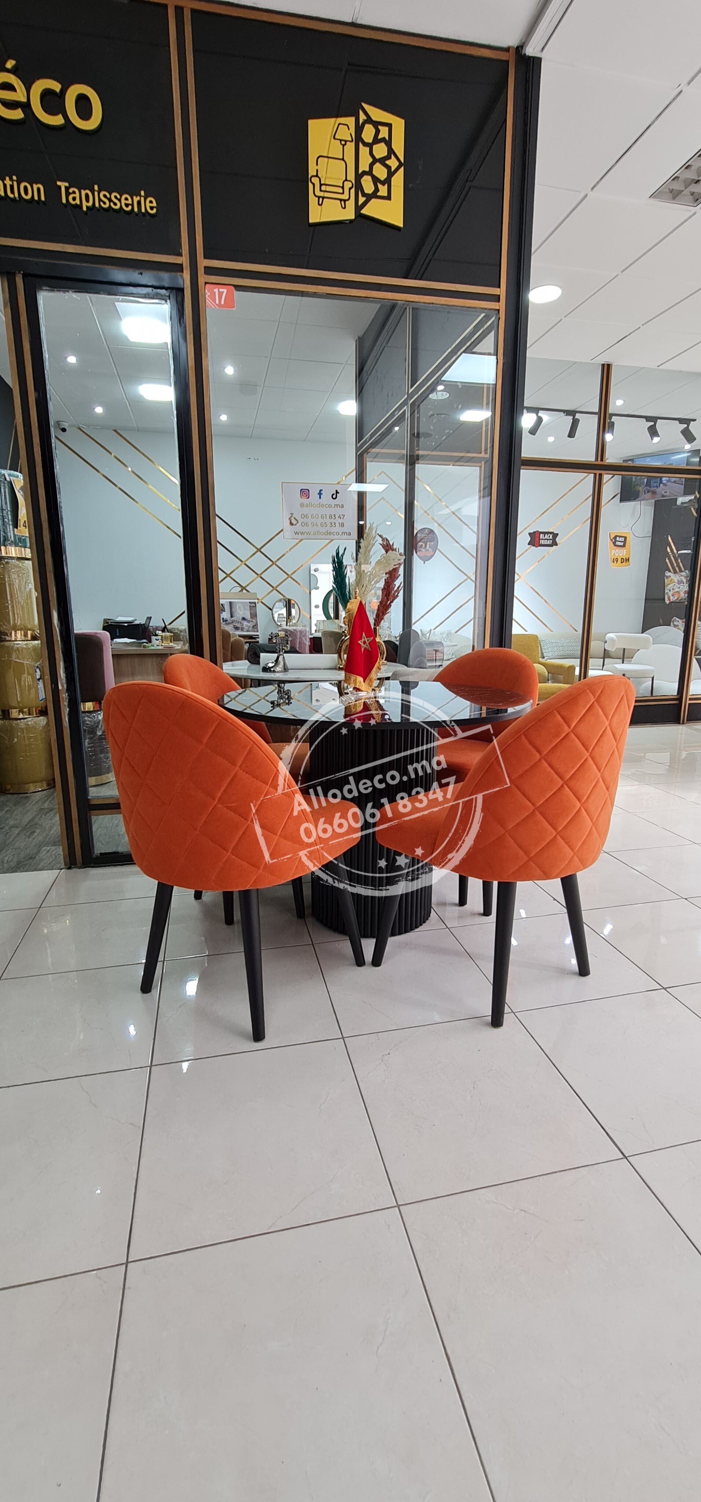Table à manger NIVADA- chaises table à manger Maroc