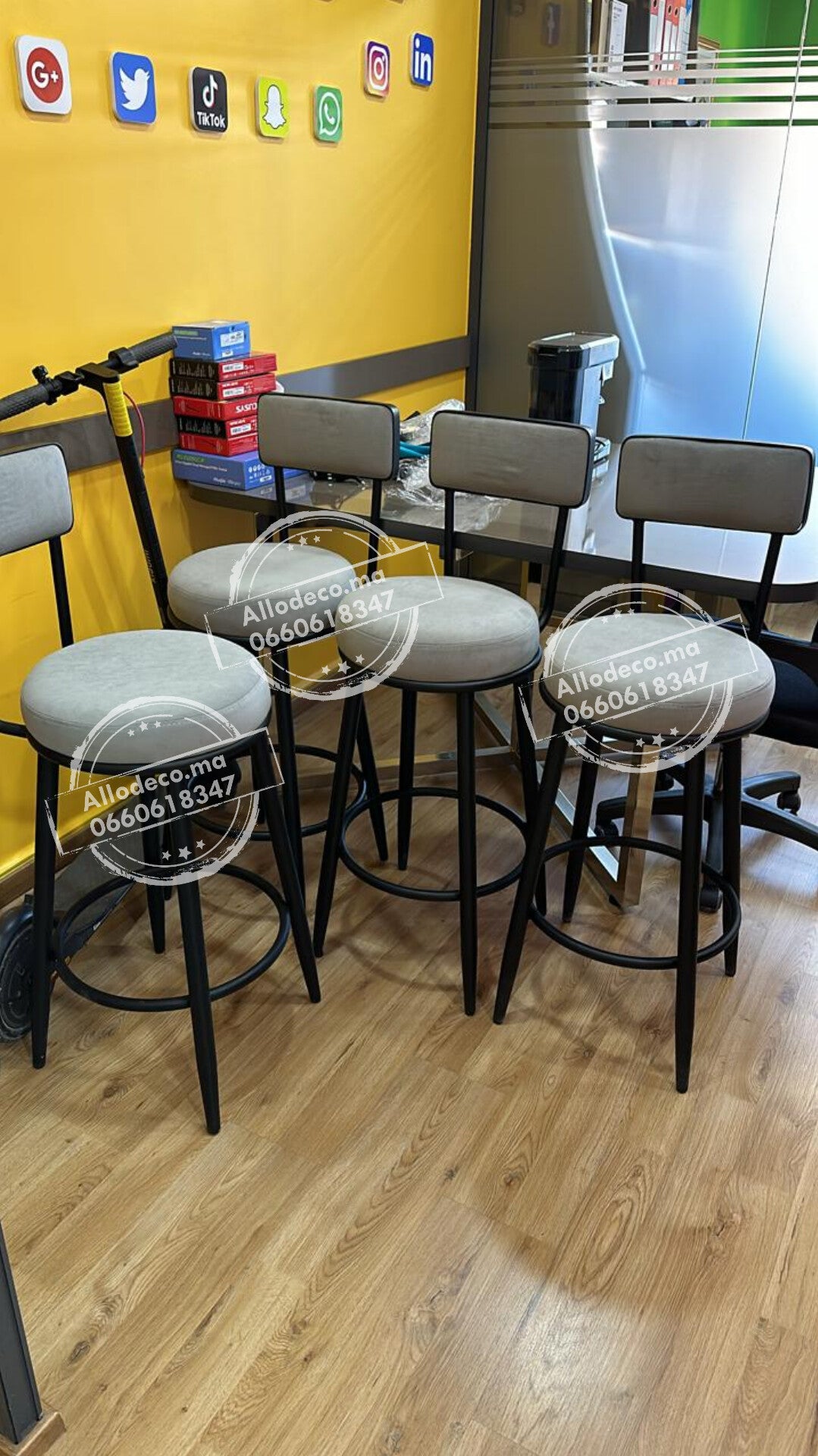 Chaise haute - Tabouret  Bar TESLA