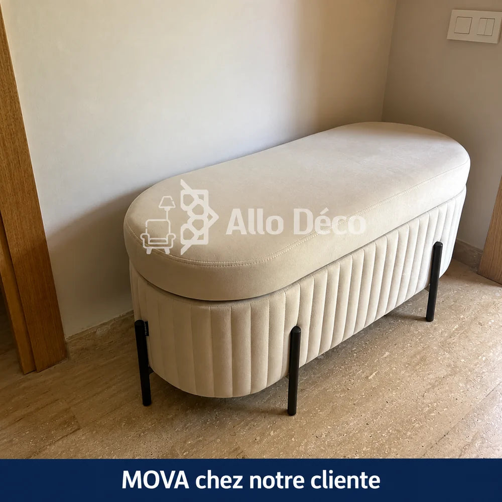 Banquette Coffre MOVA Allodeco – Assise & Rangement Élégant