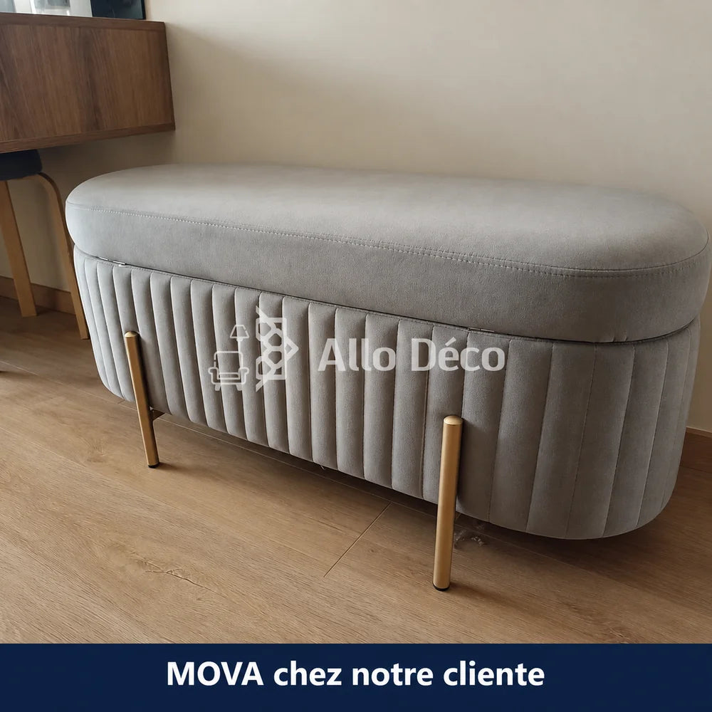 Banquette Coffre MOVA Allodeco – Assise & Rangement Élégant