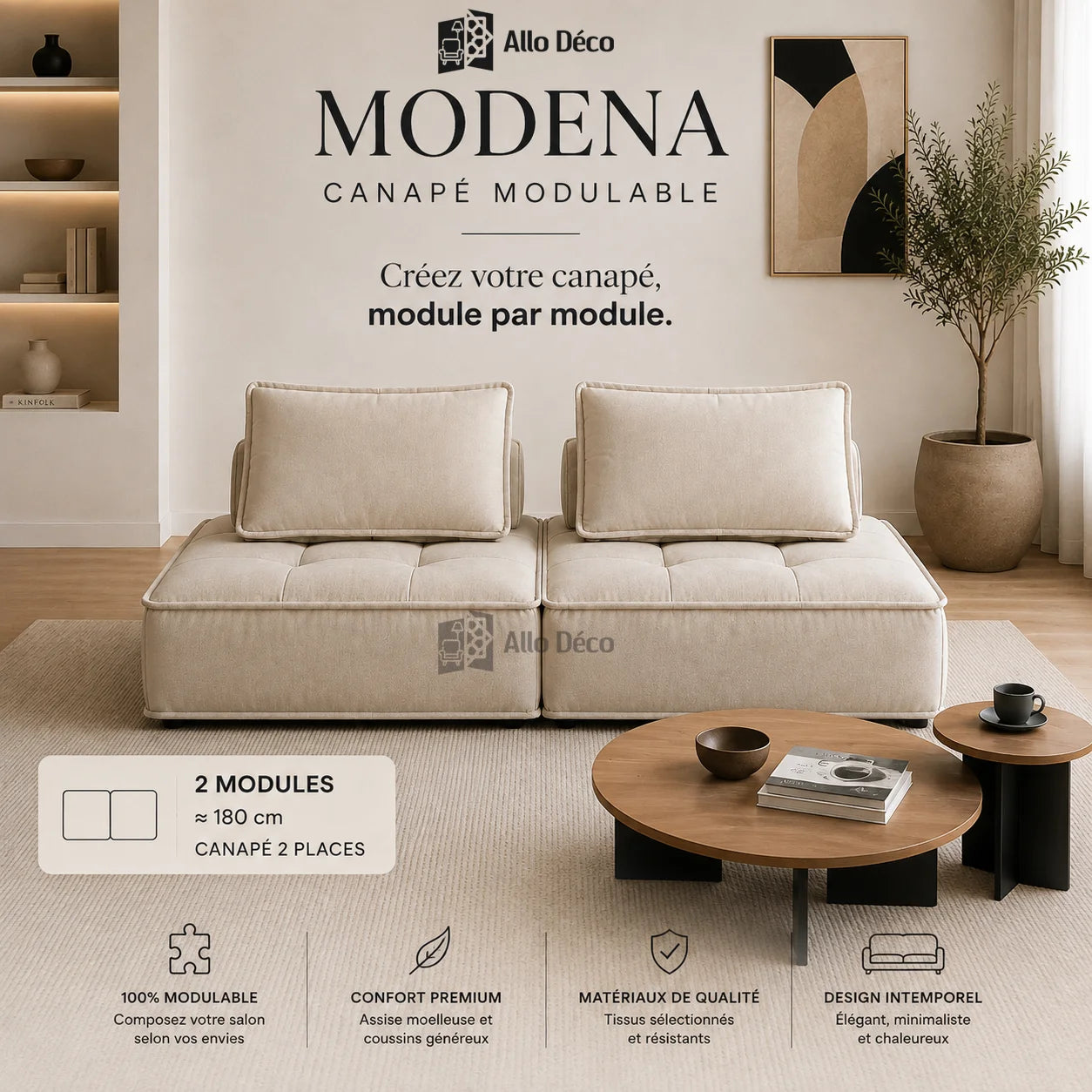 MODENA – Canapé Modulable