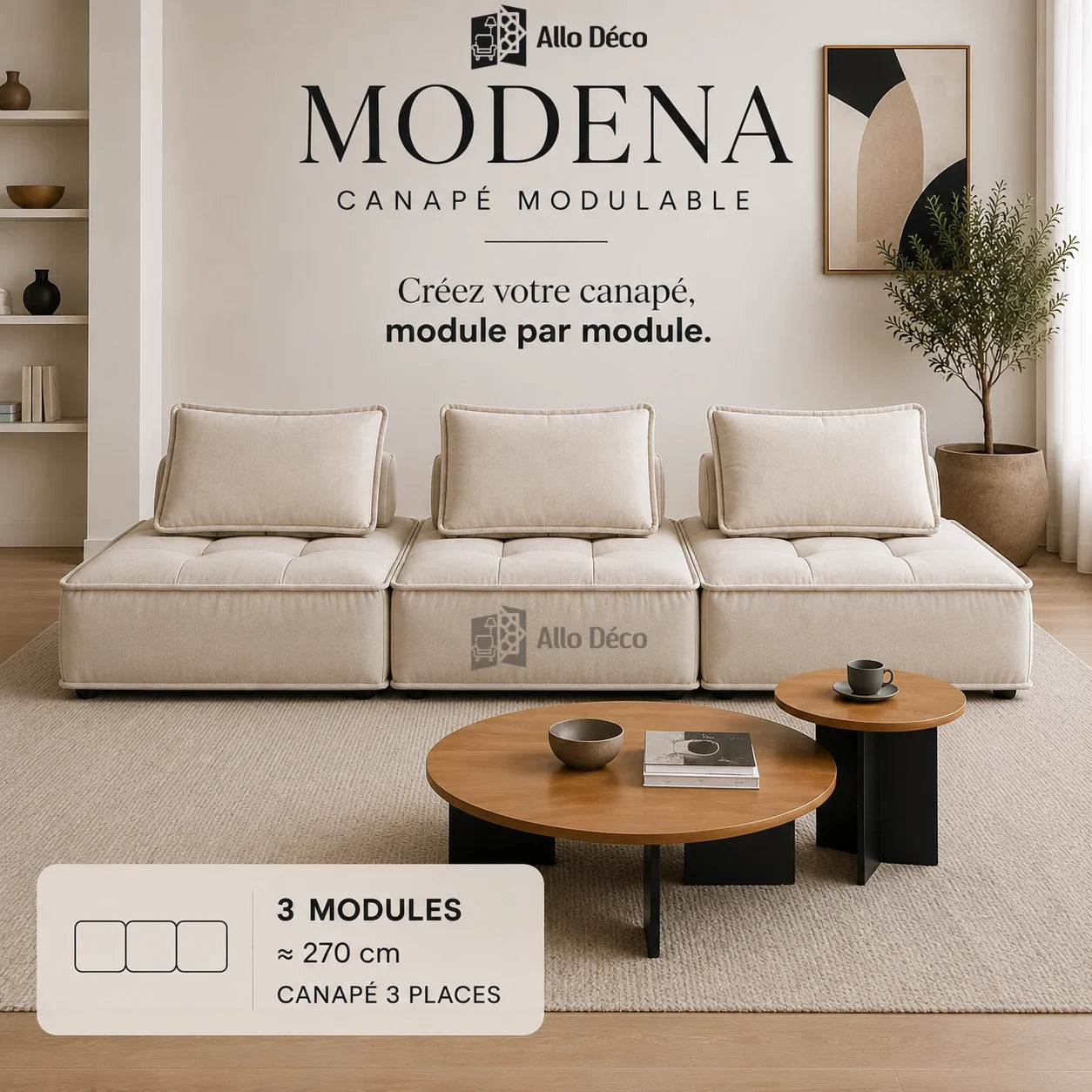 MODENA – Canapé Modulable