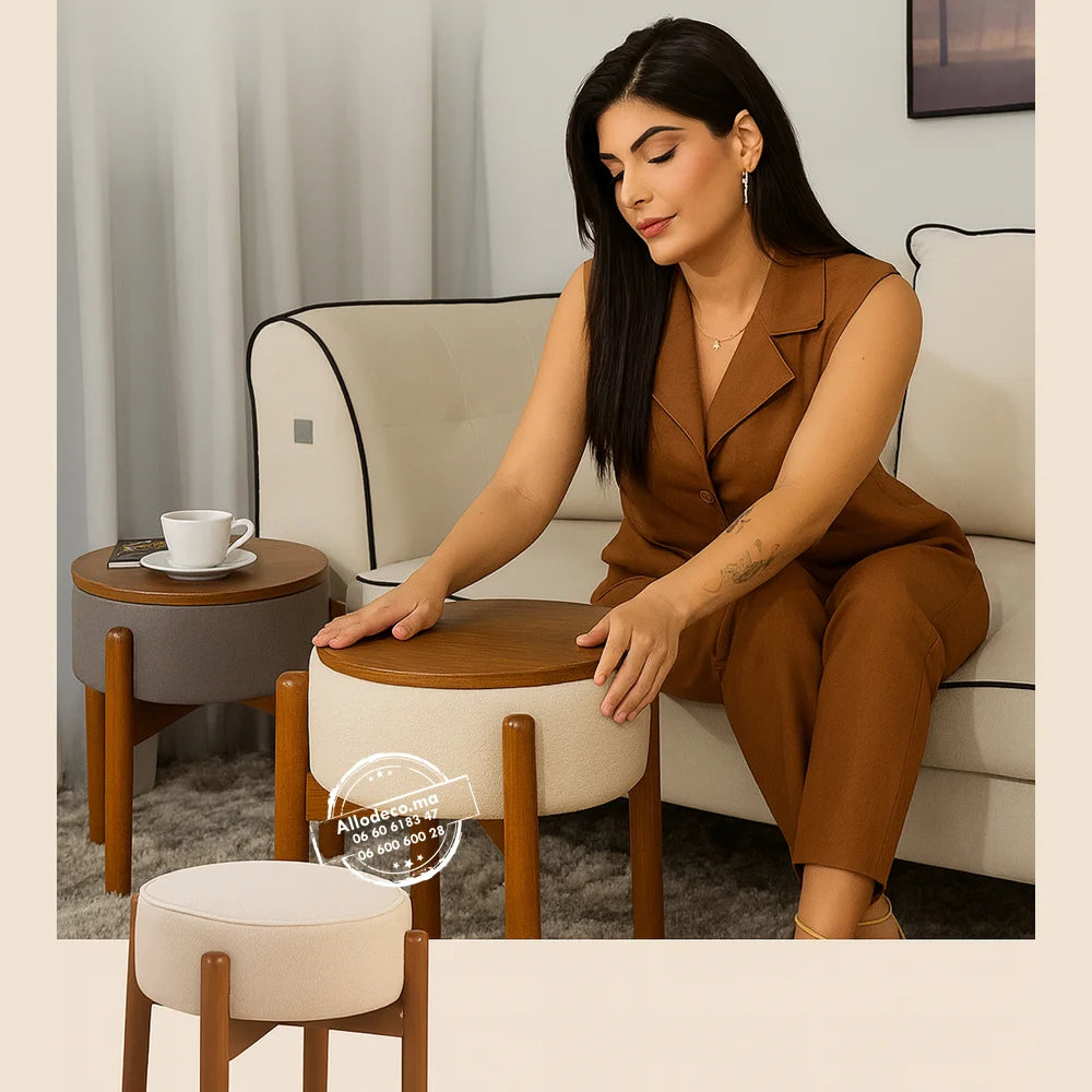 Pouf Caméléon– Gain d’espace et confort premium pour votre intérieur ou Airbnb