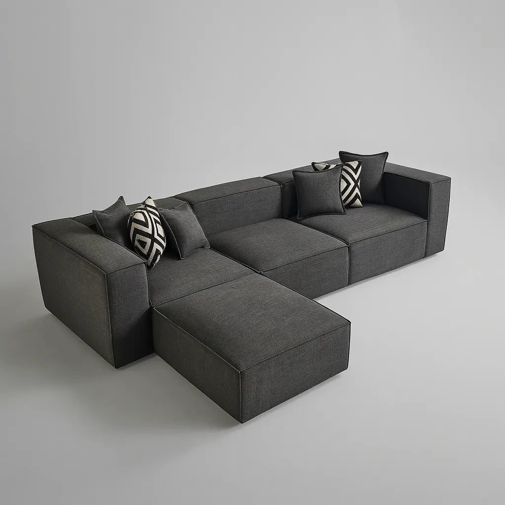 Salon AVANTI – Canapé d’angle moderne modulable (sur commande)