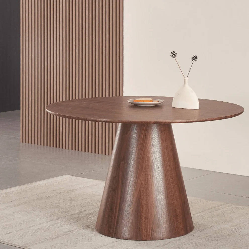 Table à Manger PYRAMID ATLAS – Bois massif  Plaqué Noyer