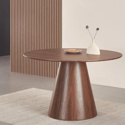 Table à Manger PYRAMID ATLAS – Bois massif  Plaqué Noyer