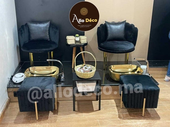 Ensemble Pack 2 Tabourets Chic style RINCO