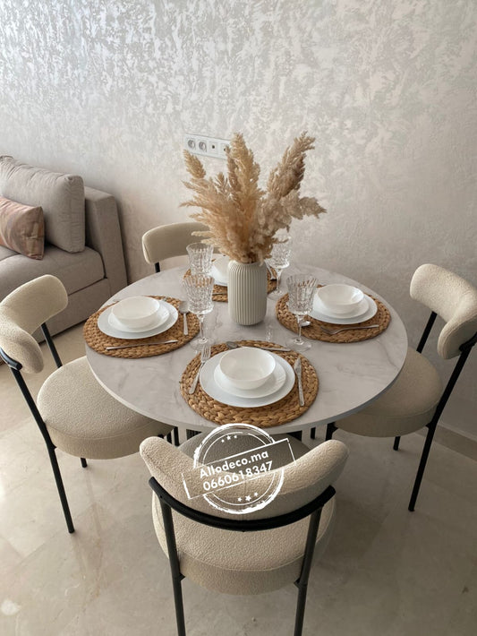 Table à manger DIVANO- chaises table à manger Maroc