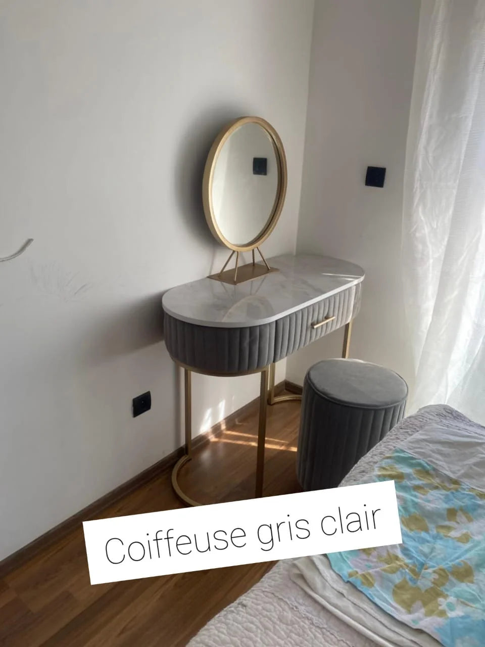 Pack Coiffeuse + Tabouret + Miroir Maroc