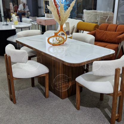 Chaise Dallas – Élégante en bois de hêtre pour salle à manger & salle d’attente