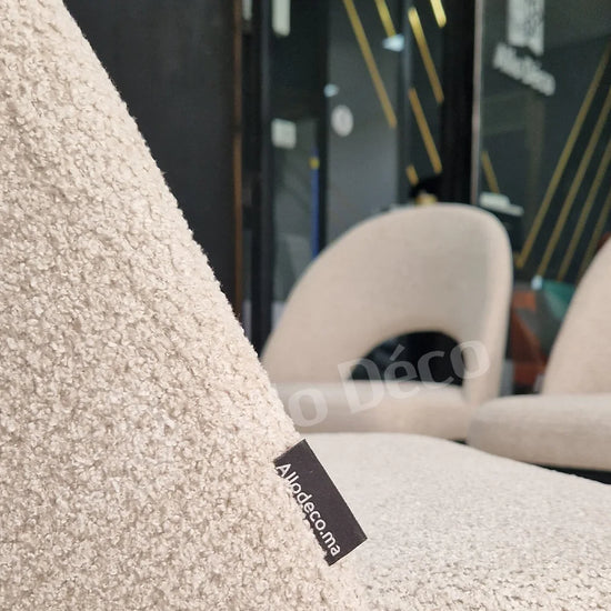 Chaise PICANTO Allodeco – Élégance & confort en bouclette