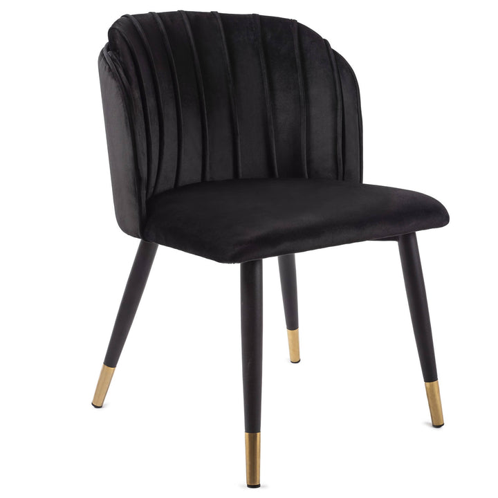 Chaise VITALY – Design glamour & confort en velours signé Allodeco