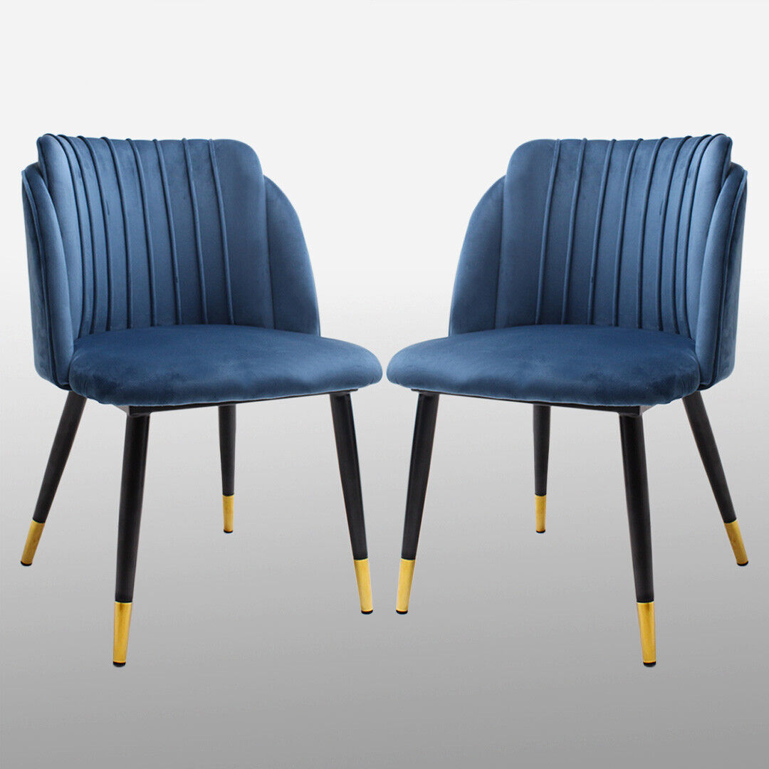 Chaise VITALY – Design glamour & confort en velours signé Allodeco