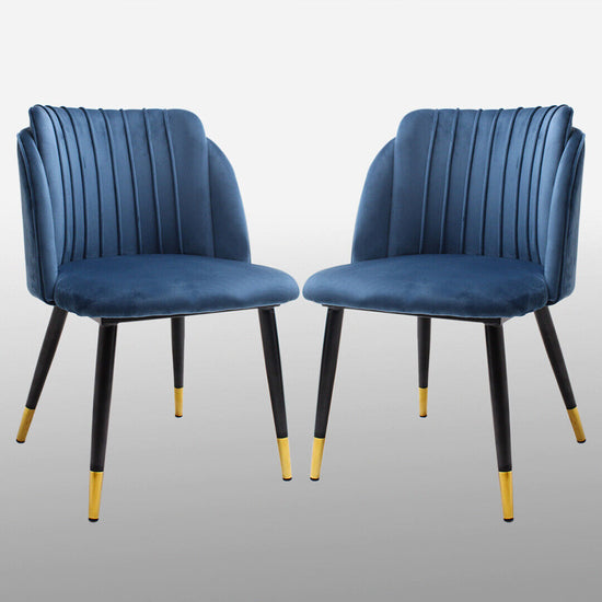 Chaise VITALY – Design glamour & confort en velours signé Allodeco