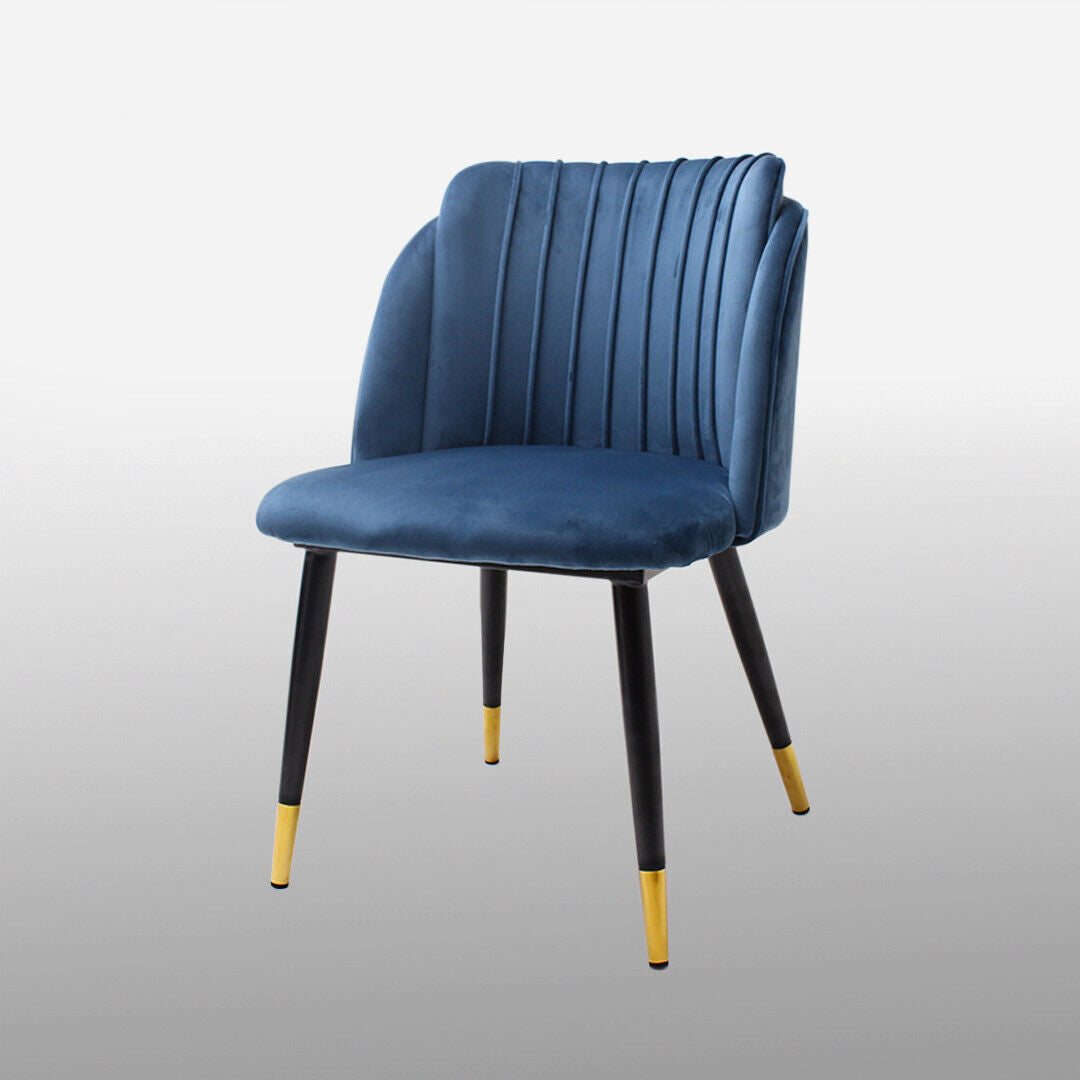 Chaise VITALY – Design glamour & confort en velours signé Allodeco