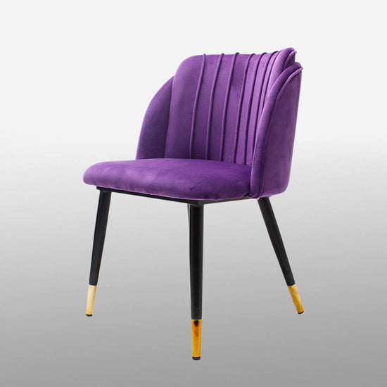 Chaise VITALY – Design glamour & confort en velours signé Allodeco