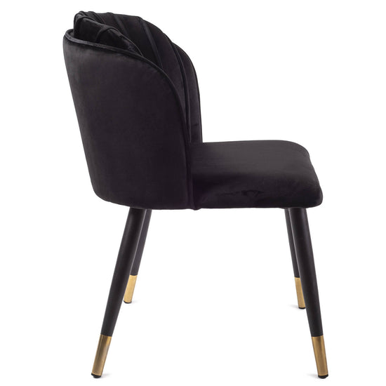Chaise VITALY – Design glamour & confort en velours signé Allodeco