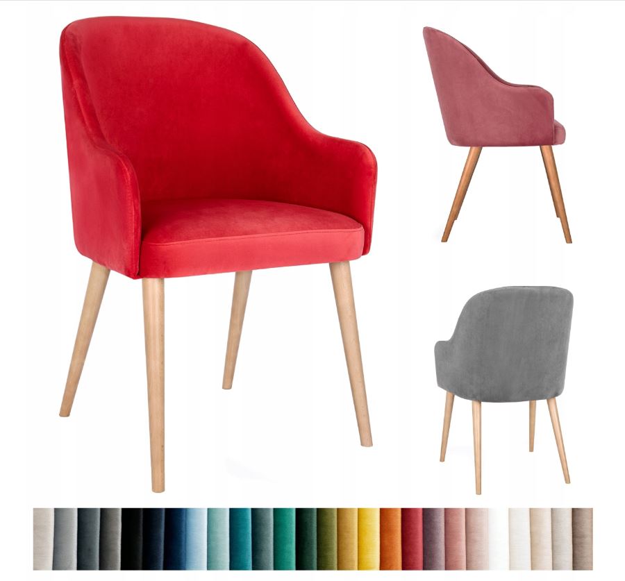 Chaise Scandinave Allodeco – Design épuré & confort anti-tache