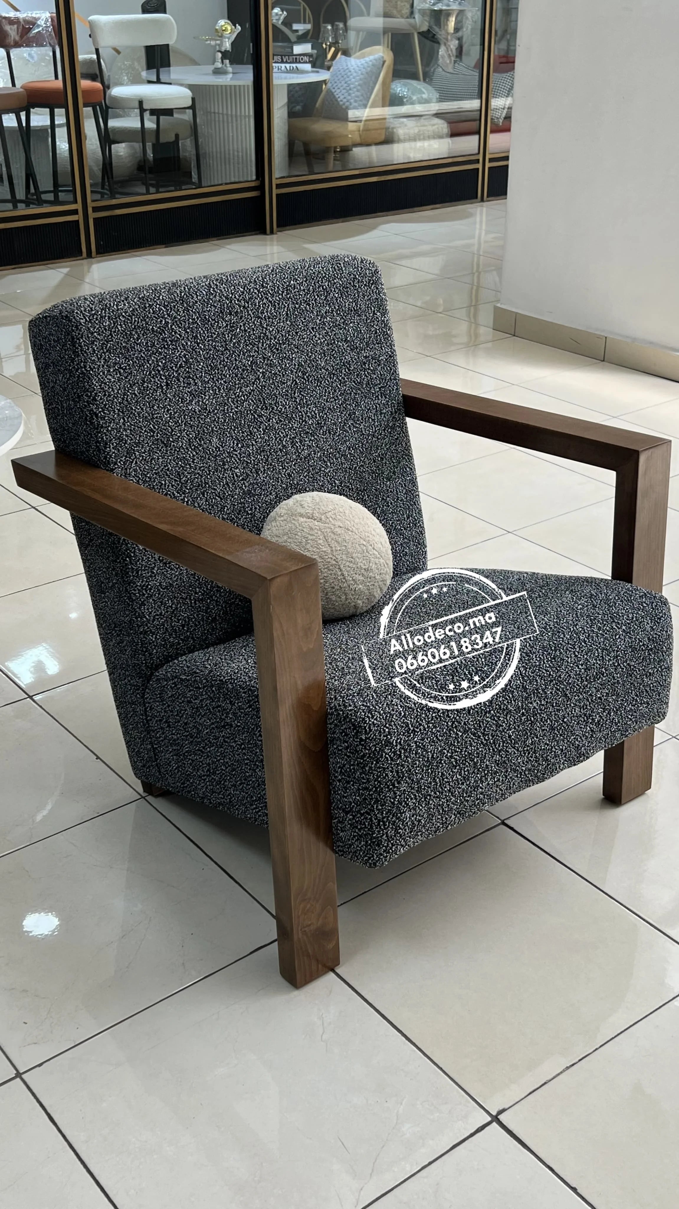 Fauteuil UTRECHT Maroc design - allodeco Maroc