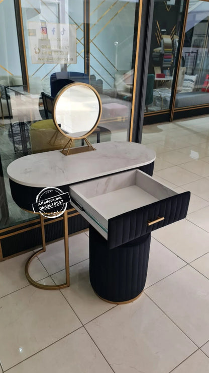 Pack Coiffeuse + Tabouret + Miroir Maroc