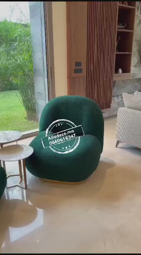 Fauteuil Pacha Bouclette - Allodeco Maroc