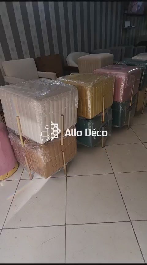 Ensemble Pack 2 Tabourets Chic style RINCO
