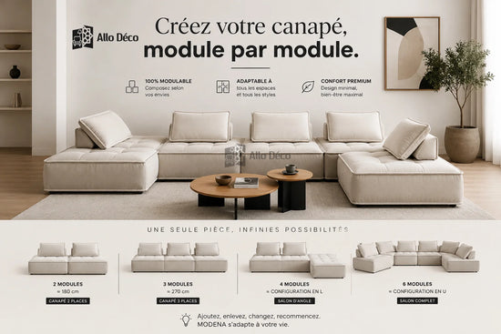 MODENA – Canapé Modulable