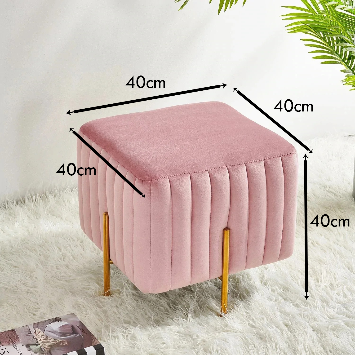 Ensemble Pack 2 Tabourets Chic style RINCO